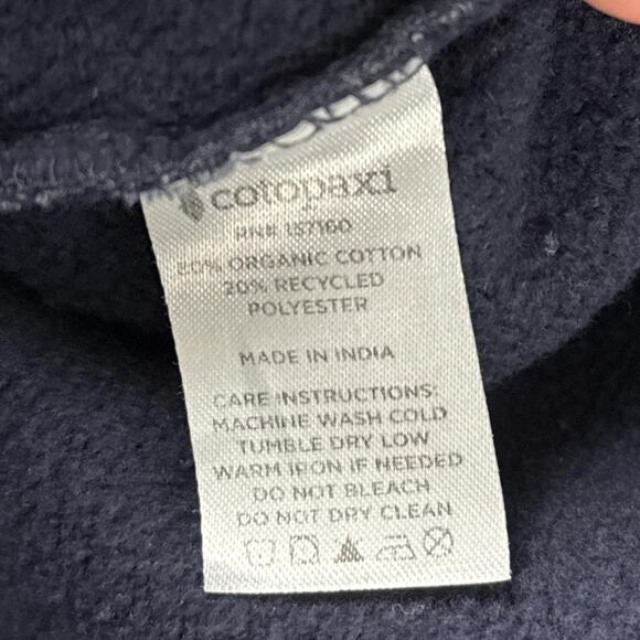 Cotopaxi Hoodie Mens Large Gray Full Zip Fleece Lined Organic Cotton Sweatshirt - Picture 5 of 7